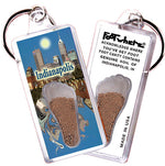 Load image into Gallery viewer, Indianapolis FootWhere® Souvenir Keychain. 72 pieces/6 assorted styles.
