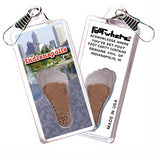 Indianapolis FootWhere® Souvenir Zipper-Pull. 72 pieces/6 assorted styles.