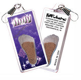 Indianapolis FootWhere® Souvenir Zipper-Pull. 72 pieces/6 assorted styles.