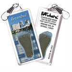Load image into Gallery viewer, Istanbul FootWhere® Souvenir Zipper-Pull. 72 pieces/6 assorted styles.