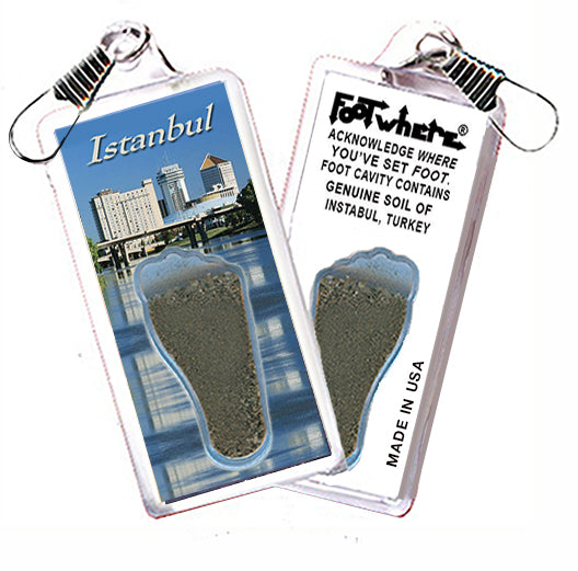 Istanbul FootWhere® Souvenir Zipper-Pull. 72 pieces/6 assorted styles.