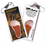 Jackson FootWhere® Souvenir Zipper-Pull. 72 pieces/6 assorted styles.