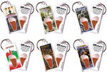 Load image into Gallery viewer, Jackson FootWhere® Souvenir Keychain. 6 Piece Set. Made in USA

