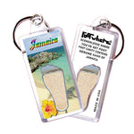 Load image into Gallery viewer, Jamaica FootWhere Souvenir Keychain. 72 pieces/6 assorted styles.