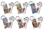 Load image into Gallery viewer, Jerusalem FootWhere® Souvenir Keychains. 6 Piece Set - Assorted styles.