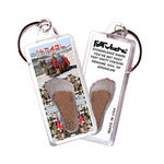 Load image into Gallery viewer, Jerusalem FootWhere® Souvenir Keychains. 6 Piece Set - Assorted styles.