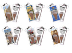 Load image into Gallery viewer, Jerusalem FootWhere Souvenir Zipper-Pulls. 6 Piece Set - Assorted styles