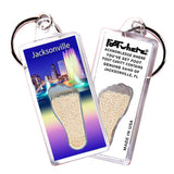 Jacksonville FootWhere® Souvenir Keychain. 72 pieces/6 assorted styles.
