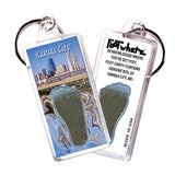 Kansas City FootWhere® Souvenir Keychain. 72 pieces/6 assorted styles