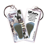 Kansas City FootWhere® Souvenir Keychain. 72 pieces/6 assorted styles