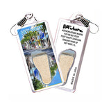 Key West FootWhere® Souvenir Zipper-Pull. 72 pieces/6 assorted styles.