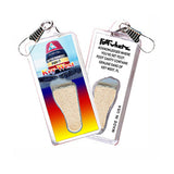 Key West FootWhere® Souvenir Zipper-Pull. 72 pieces/6 assorted styles.