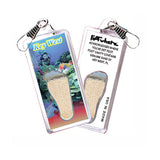 Key West FootWhere® Souvenir Zipper-Pull. 72 pieces/6 assorted styles.