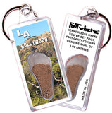 Los Angeles FootWhere® Souvenir Keychain. 72 pieces/6 assorted styles.