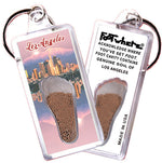 Load image into Gallery viewer, Los Angeles FootWhere® Souvenir  Keychains. 6 Piece Set. Made in USA
