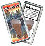 Los Angeles FootWhere® Souvenir Magnet. 72 pieces/6 assorted styles.