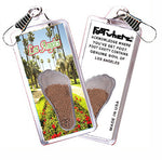 Load image into Gallery viewer, Los Angeles FootWhere® Souvenir Zipper-Pulls. 6 Piece Set. Made in USA