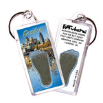 Load image into Gallery viewer, London, UK FootWhere® Souvenir Zipper-Pulls. 6 assorted styles.