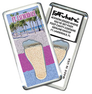 Fort Lauderdale FootWhere® Souvenir Magnet. 72 pieces/ 6 assorted styles.