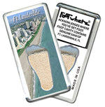 Load image into Gallery viewer, Fort Lauderdale FootWhere® Souvenir Magnet. 72 pieces/ 6 assorted styles.
