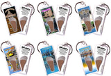Little Rock FootWhere® Souvenir Keychain. 72 pieces/ 6 assorted styles.