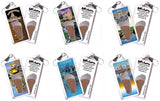 Little Rock FootWhere® Souvenir Zipper-Pull. 72 pieces/ 6 assorted styles.