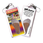 Load image into Gallery viewer, Las Vegas FootWhere Souvenir Zipper-Pulls. 6 Piece Set. Made in USA