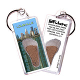 Louisville FootWhere® Souvenir Keychain. 72 pieces/6 assorted styles.