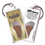 Load image into Gallery viewer, Louisville FootWhere® Souvenir Keychain. 72 pieces/6 assorted styles.
