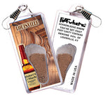 Load image into Gallery viewer, Louisville FootWhere Souvenir  Zipper-Pulls. 6 Piece Set. Made in USA