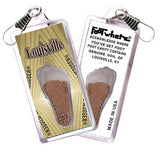 Louisville FootWhere® Souvenir Zipper-Pull. 72 pieces/6 assorted styles.