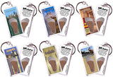 Louisville FootWhere® Souvenir  Keychains. 6 Piece Set. Made in USA