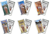 Louisville FootWhere® Souvenir  Magnets. 6 Piece Set. Made in USA