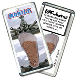 Mobile FootWhere® Souvenir Magnets. 72 pieces/6 assorted styles.