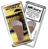 Mobile FootWhere® Souvenir Magnets. 72 pieces/6 assorted styles.