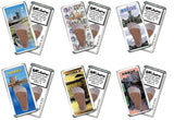 Mobile FootWhere® Souvenir Magnets. 72 pieces/6 assorted styles.