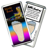 Myrtle Beach FootWhere® Souvenir Magnet. 72 pieces/6 assorted styles.