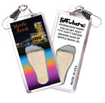 Load image into Gallery viewer, Myrtle Beach FootWhere® Souvenir  Zipper-Pull. Made in USA
