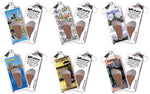 Load image into Gallery viewer, Mobile FootWhere® Souvenir Zipper-Pulls. 72 pieces/6 assorted styles.
