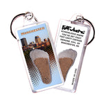 Load image into Gallery viewer, Manchester FootWhere® Souvenir Keychain. 72 pieces/6 assorted styles.
