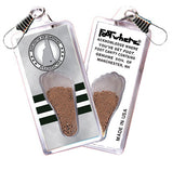 Manchester FootWhere® Souvenir Zipper-Pull. 72 pieces/6 assorted styles.