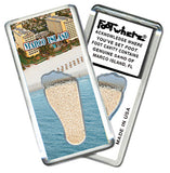 Marco Island FootWhere® Souvenir Magnet. 72 pieces/6 assorted styles.