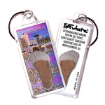 Load image into Gallery viewer, Montgomery FootWhere® Souvenir Keychains. 6 Piece Set. Made in USA
