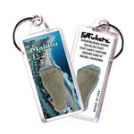 Load image into Gallery viewer, Malibu FootWhere® Souvenir Keychain. 72 pieces/ 6 assorted styles.
