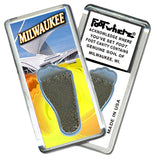 Milwaukee FootWhere® Souvenir Magnet. 72 pieces/ 6 assorted styles.