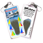 Load image into Gallery viewer, Milwaukee FootWhere® Souvenir ZipperPull. 72 pieces/ 6 assorted styles.
