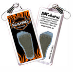 Load image into Gallery viewer, Milwaukee FootWhere® Souvenir ZipperPull. 72 pieces/ 6 assorted styles.
