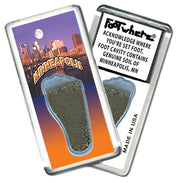 Minnenapolis FootWhere Souvenir Magnets. 6 Piece Set. Made in USA