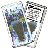Minnenapolis FootWhere® Souvenir Magnet. 72 pieces/ 6 assorted styles.