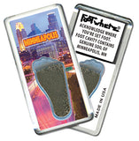 Minnenapolis FootWhere® Souvenir Magnet. 72 pieces/ 6 assorted styles.